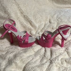 Penthouse pink heels